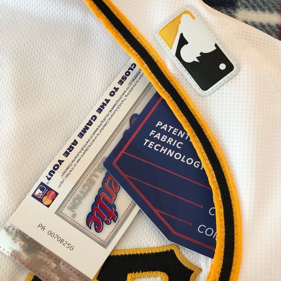 NWT❗️Hand Signed Pittsburgh Pirates Majestic official game jersey - Picture 6 of 10